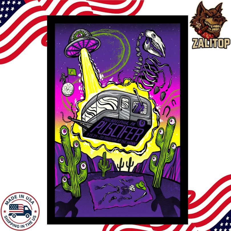 Puscifer TD Pavilion at the Mann Philadelphia, PA May 15 2025 Poster