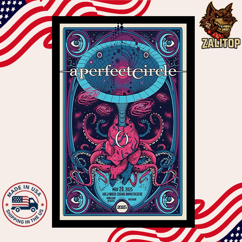 Sessanta V 2.0 A Perfect Circle, Primus, Puscifer Maryland Heights May 29 2025 Poster