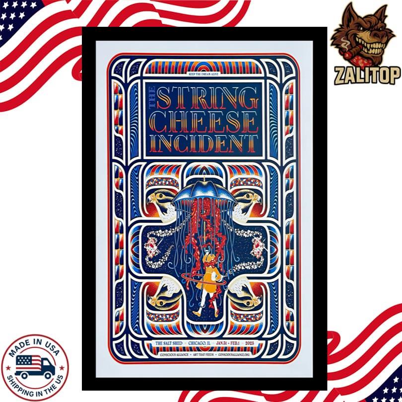 String Cheese Incident Chicago 25 Schaw Jan 31 & Feb 1, 2025 Poster