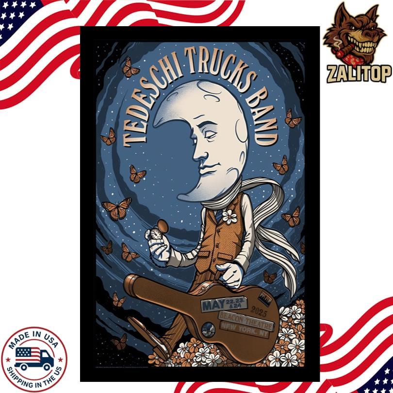 Tedeschi Trucks Band May 22-24 2025 Beacon Theatre NYC Tour Poster