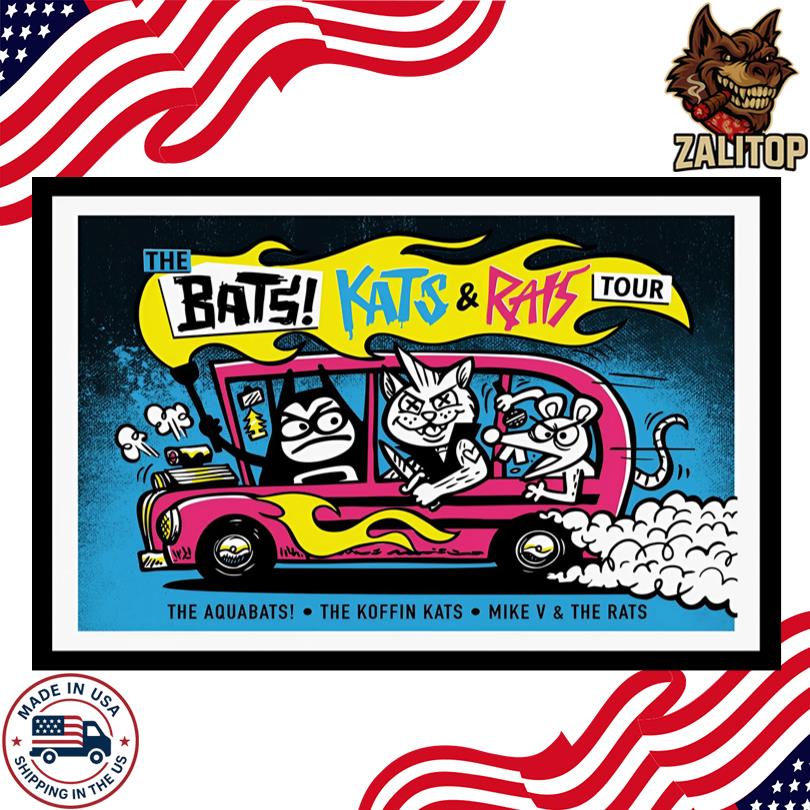The Aquabats The Bats Kats And Rats Tour 2025 Poster
