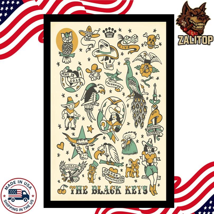 The Black Keys Ford Amphitheater Poster