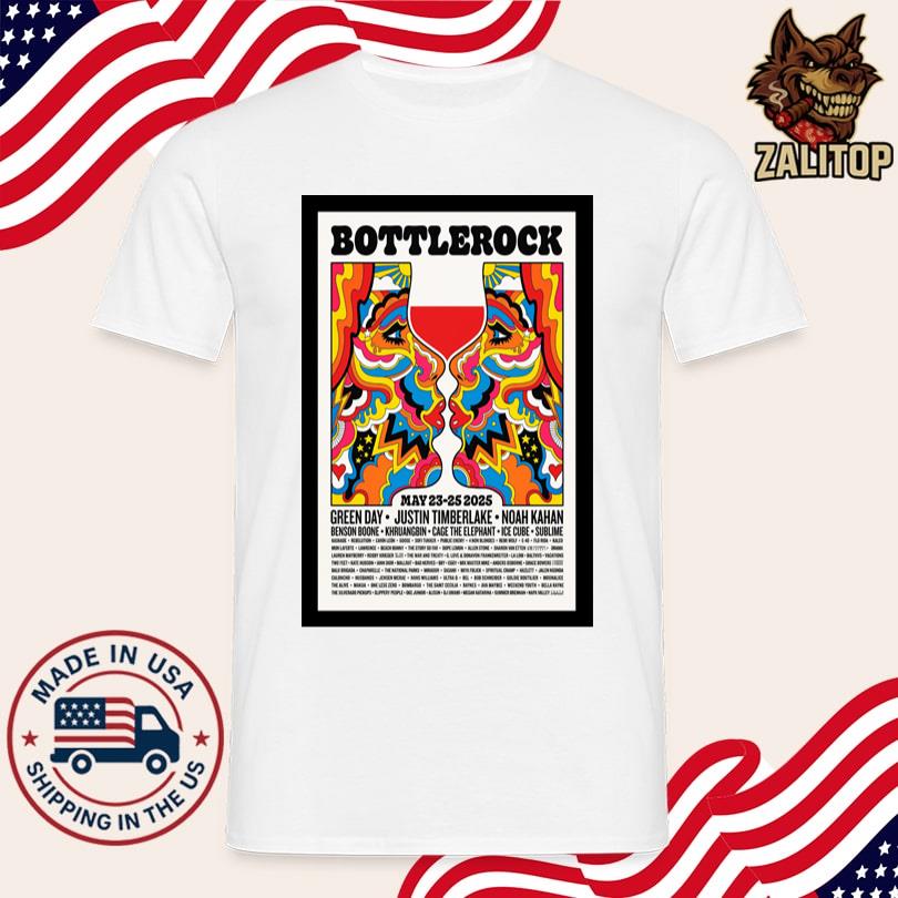 The BottleRock Napa Valley May 23-25 2025 Poster