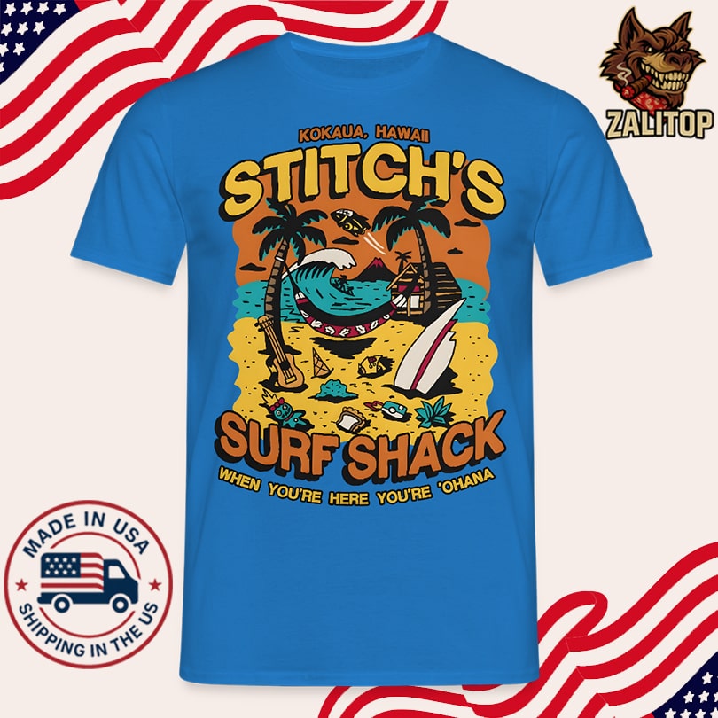 The Lost Bros Stitch’s Surf Shack Tee