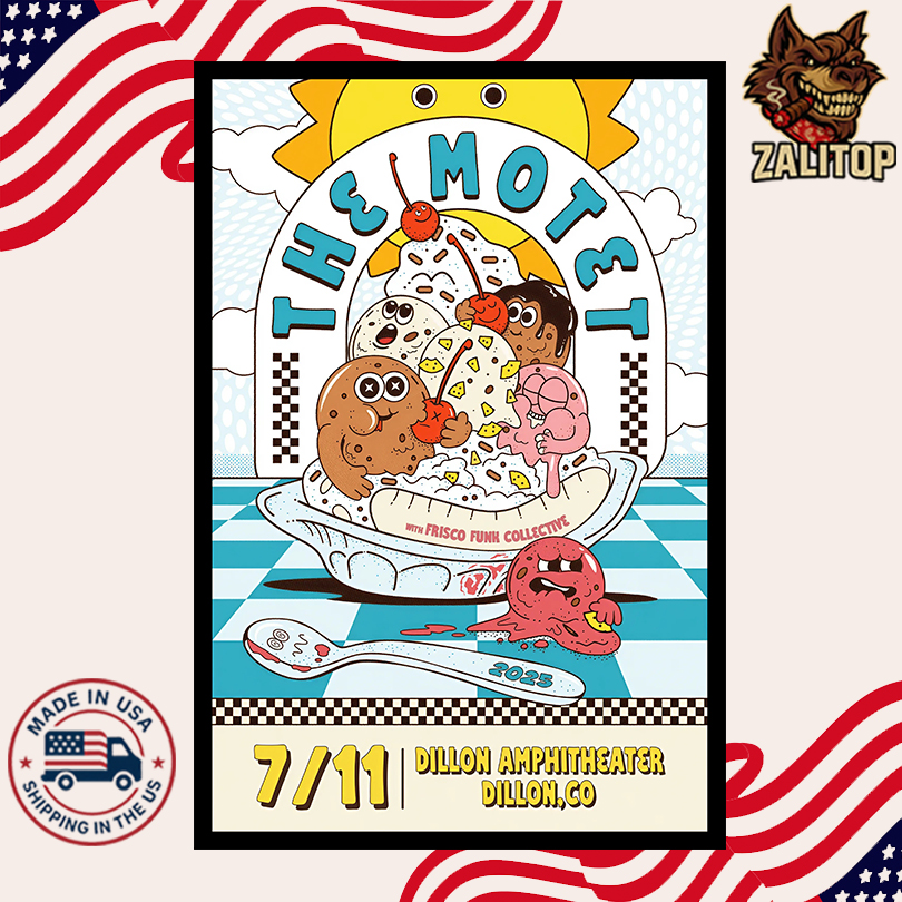 The Motet Dillon Amphitheater Dillon CO July 11 2025 Poster