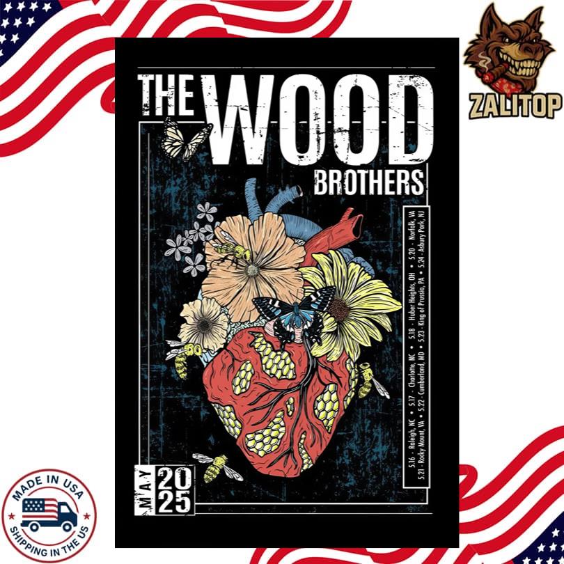 The Wood Brothers May 2025 Tour Poster