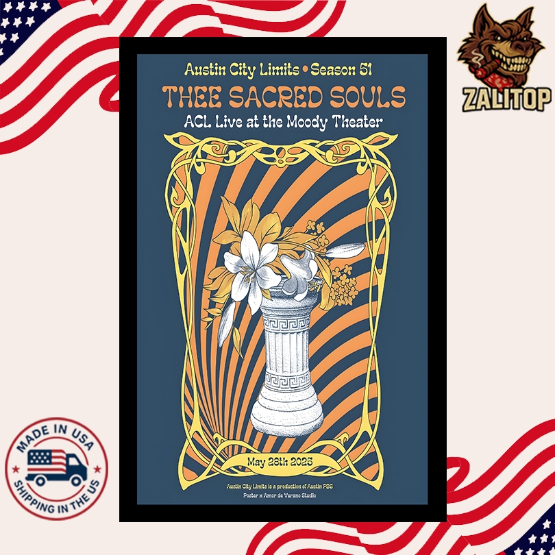 Thee Sacred Souls ACL Moody Theater May 28 2025 Poster
