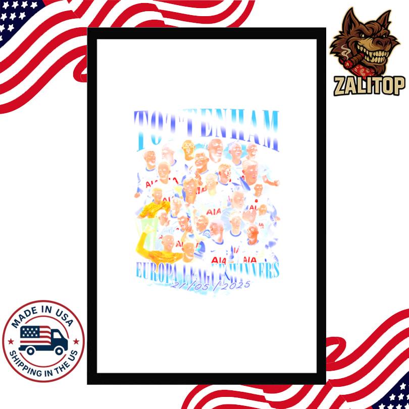 Tottenham Dream Team 2025 Europa League Winners Shirt