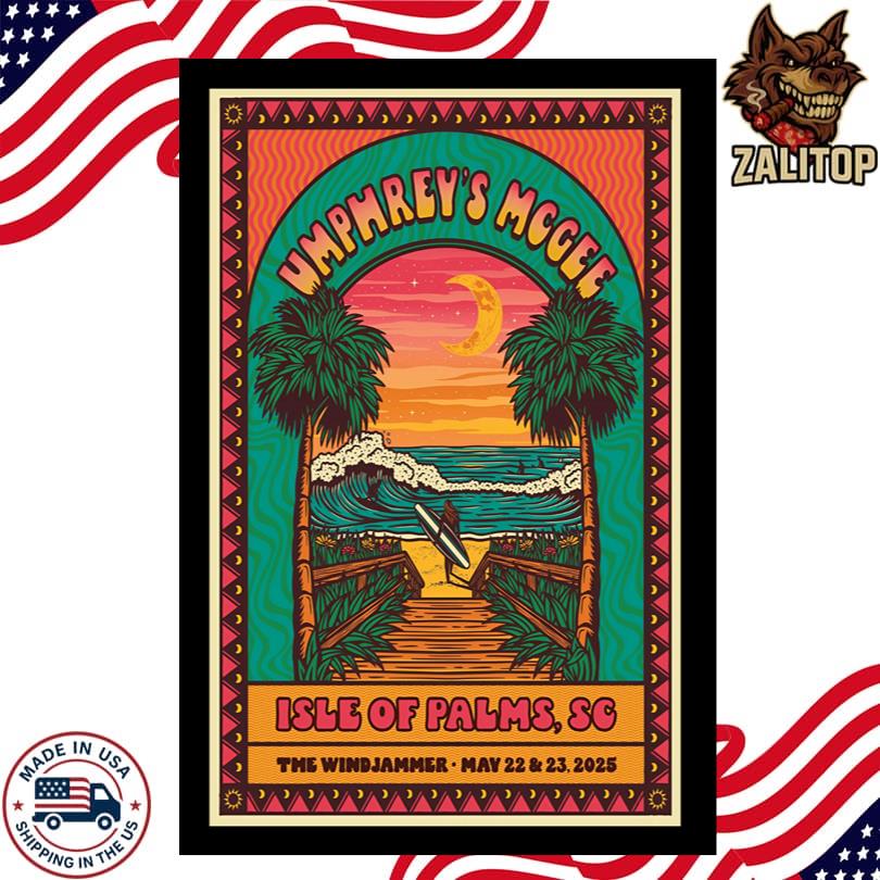 Umphrey\'s McGee Cruising Altitude 2025 Tour The Windjammer Isle of Palms Poster