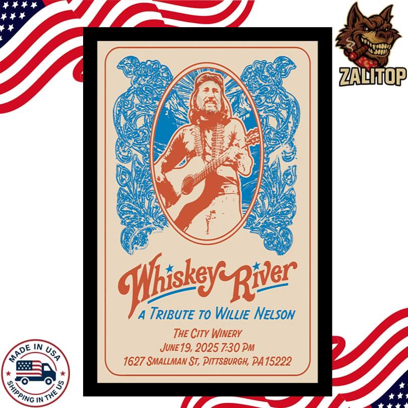 Whiskey River Pittsburgh June 19 2025 Poster