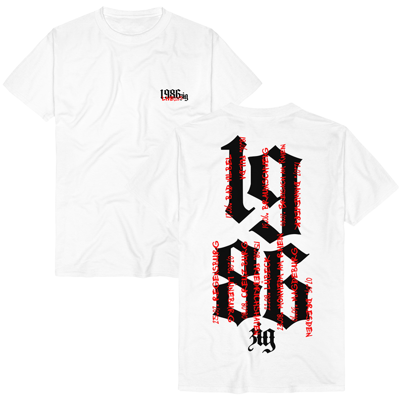 1986zig Tour 2025 Shirt