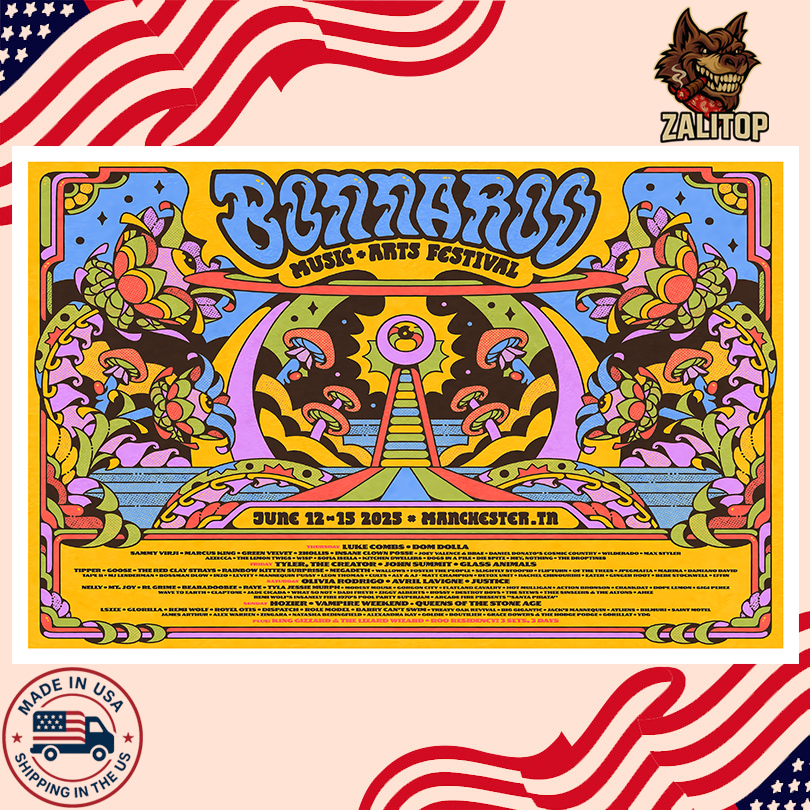 2025 Bonnaroo Commemorative Poster
