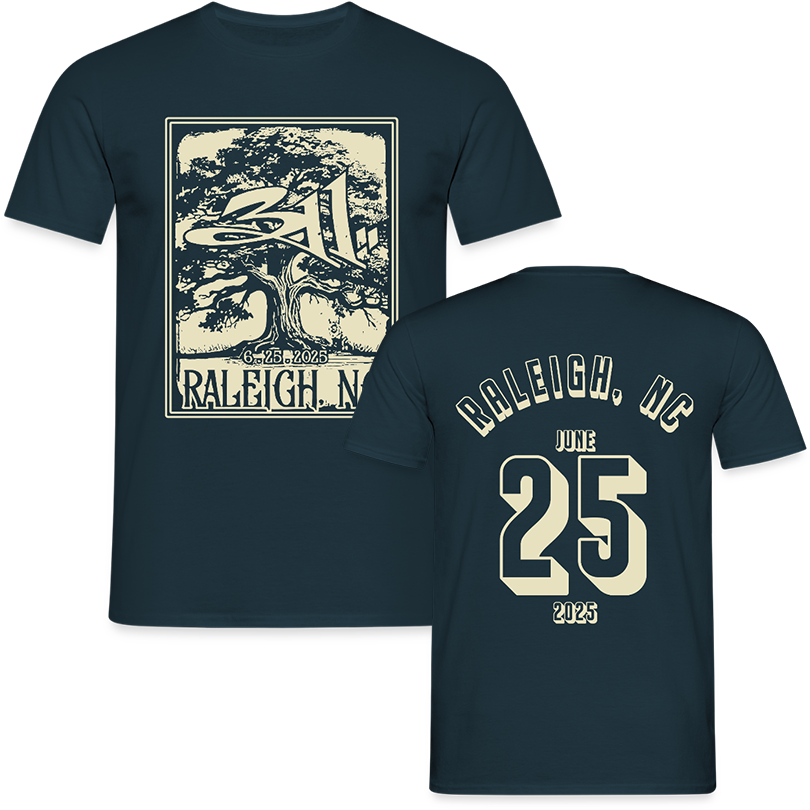 311 Live in Raleigh NC Tee – June 25