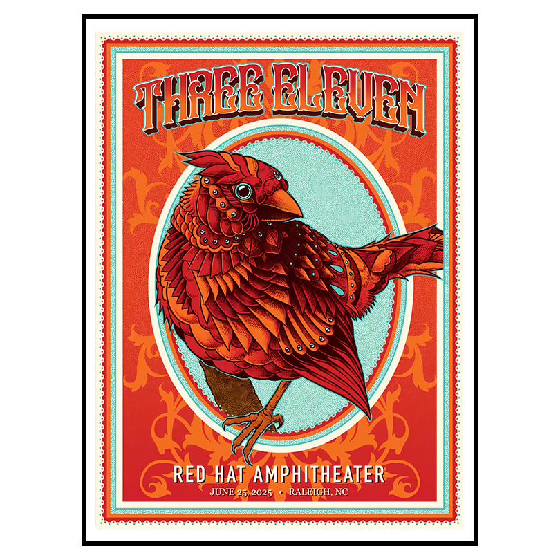 311 Raleigh Concert Poster – June 25 2025