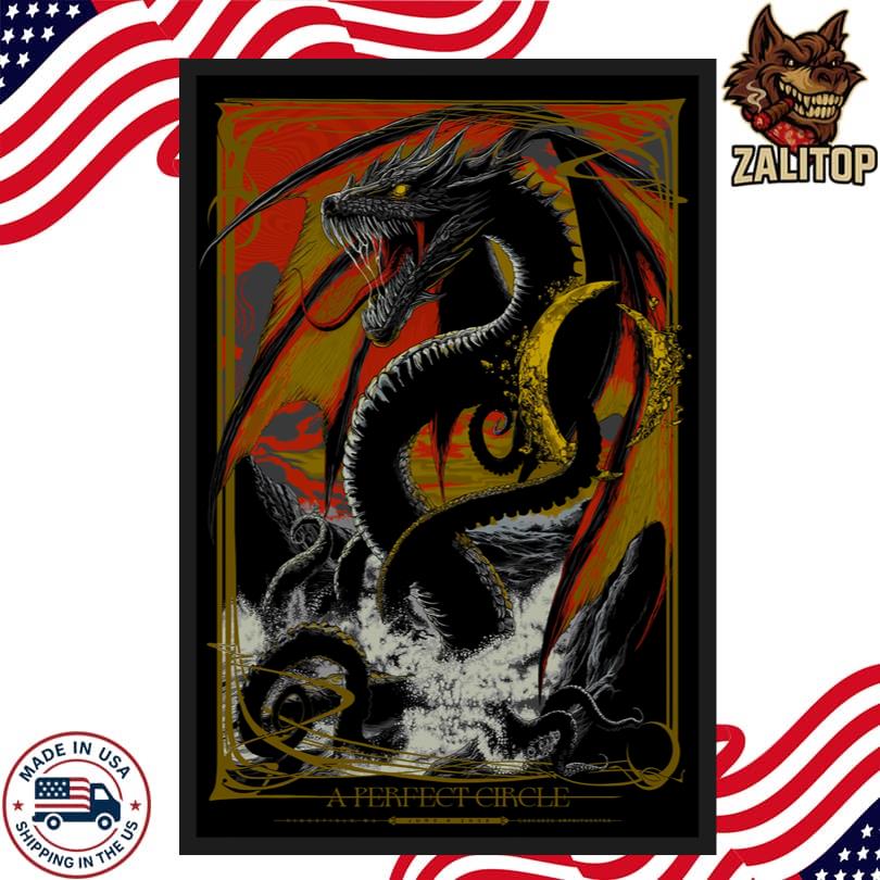 A Perfect Circle Ridgefield Dragon Tour Ridgefield, WA June 6 2025 Poster