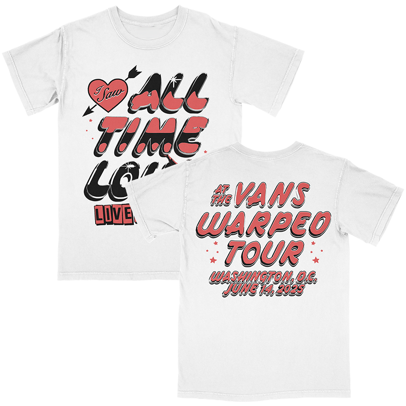 All Time Low Live at Warped Tour 2025 T-Shirt