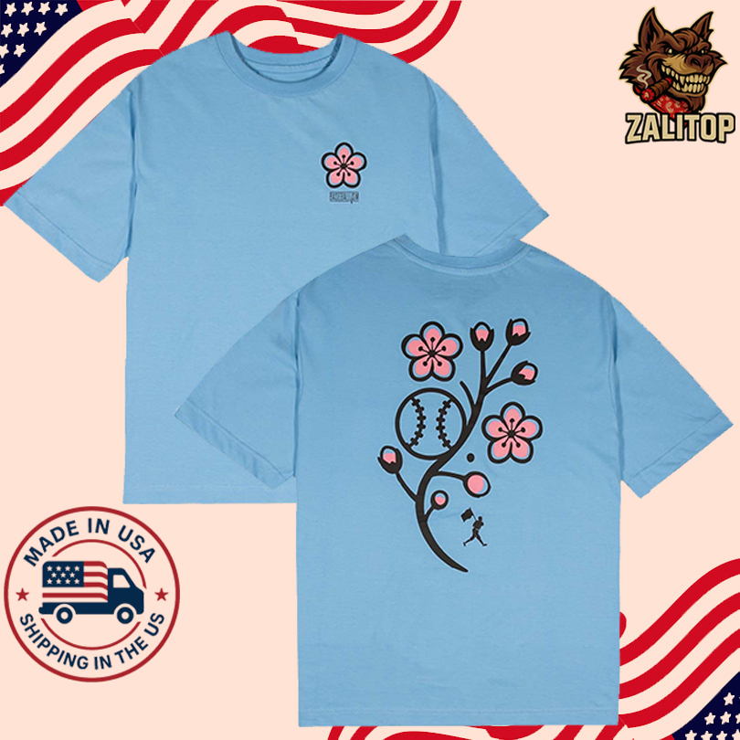Baseballism Cherry Blossom Baseball Shirt