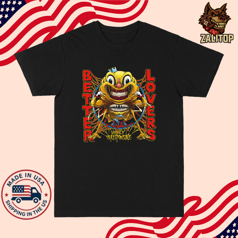Better Lovers Smile Black Tee