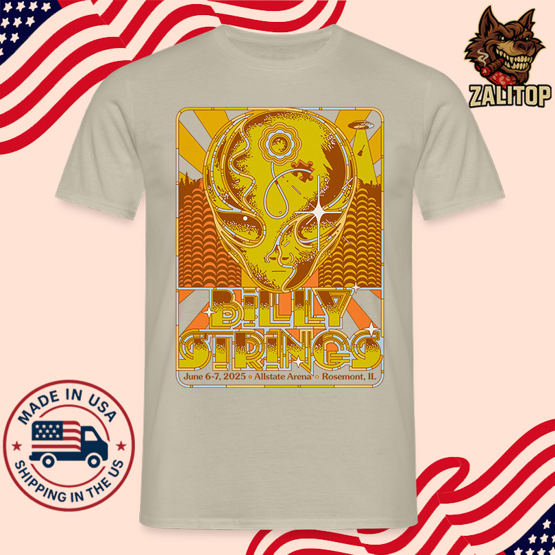 Billy Strings Allstate Arena 2025 T Shirt