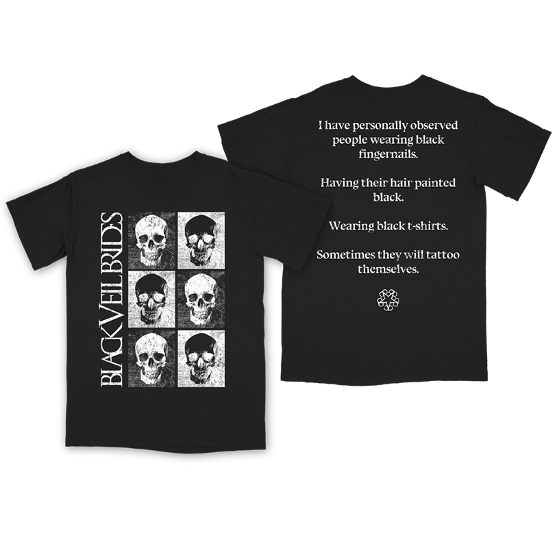 Black Veil Brides Skulls Shirt