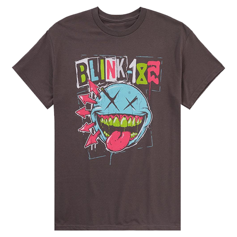Blink-182 Apparel Green Teeth Smile Logo T-Shirt