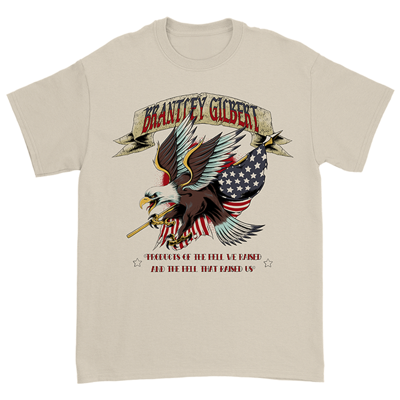 Brantley Gilbert Merch Tattoo Eagle T-Shirt
