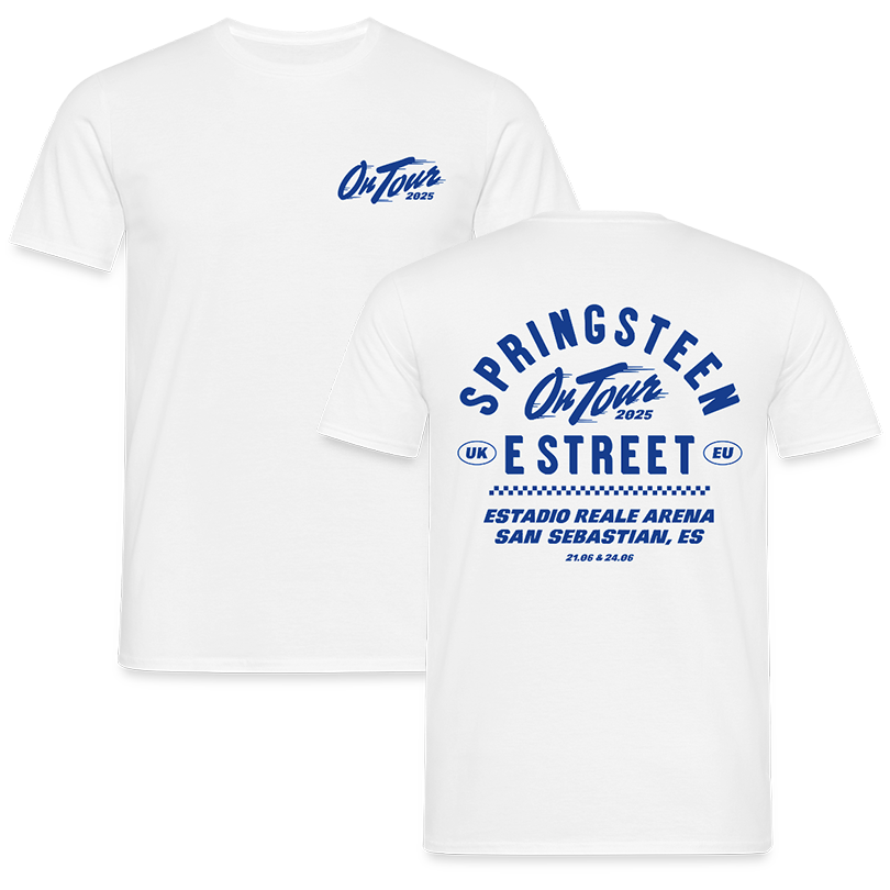Bruce Springsteen And E Street Band 21 Jun 2025 San Sebastian in Estadio Reale Arena T-Shirt