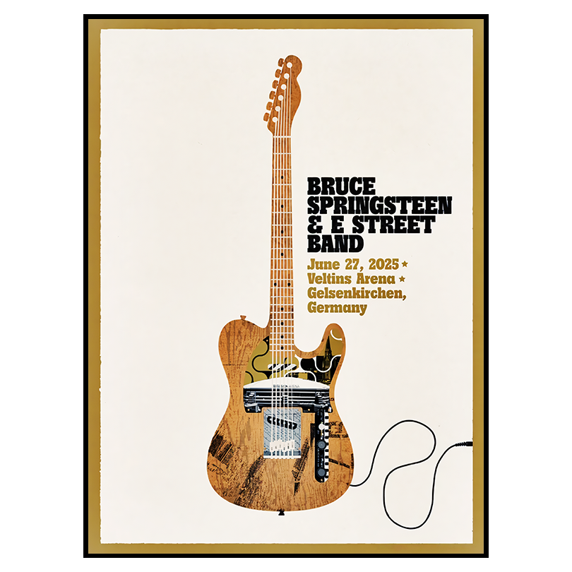 Bruce Springsteen at Veltins-Arena, Gelsenkirchen Jun 27 2025 Poster