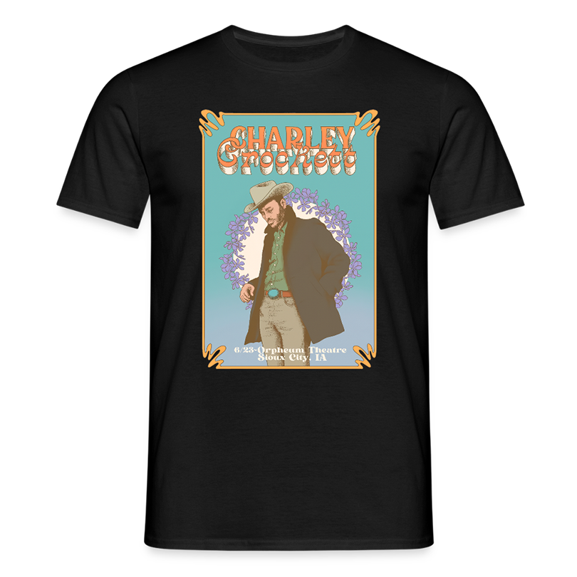 Charley Crockett T-Shirt 2025 – Orpheum Theatre, Sioux City IA – June 23