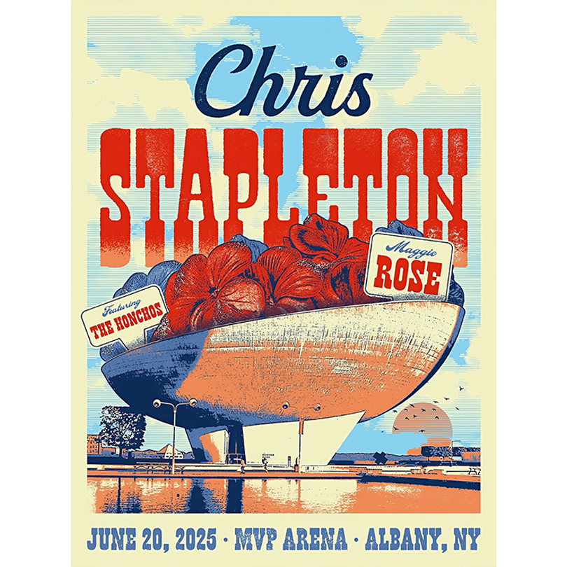 Chris Stapleton in Albany at MVP Arena 20 Jun 2025 Poster