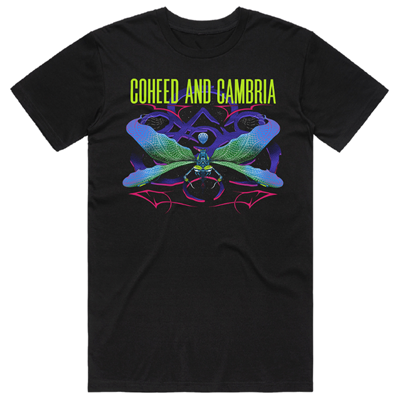 Coheed and Cambria Merch Dragonfly Tee