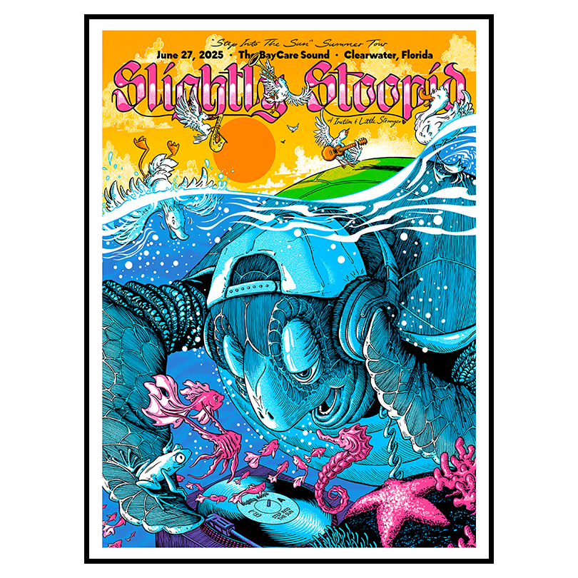 Collector’s Poster – Slightly Stoopid at BayCare Sound – 2025 Tour Print