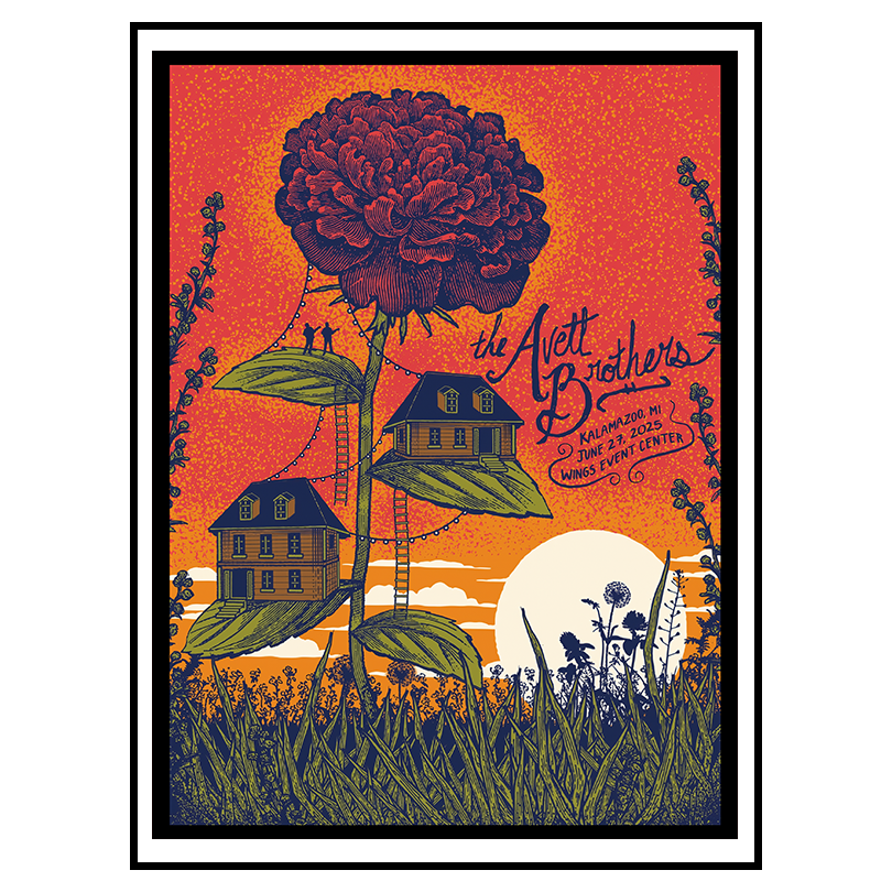 Collector’s Print – Avett Brothers at Wings Event Center – 2025 Show