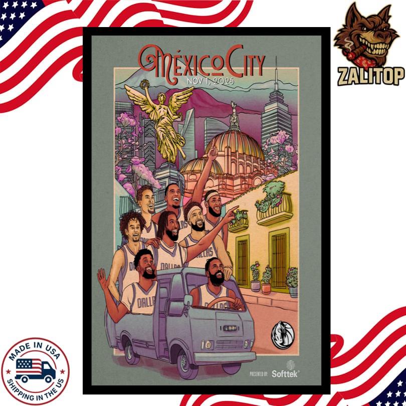 Dallas Mavericks Mexico City Nov 1 2025 Poster
