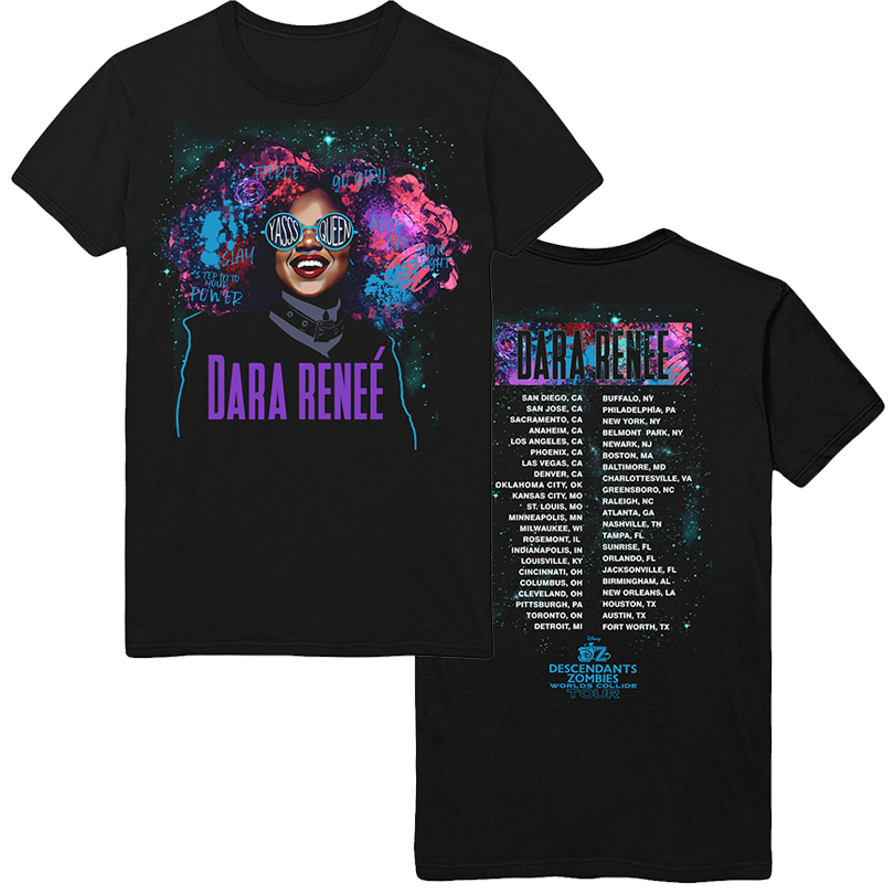 Dara Renee Cast Worlds Collide Tour 2025 Tee