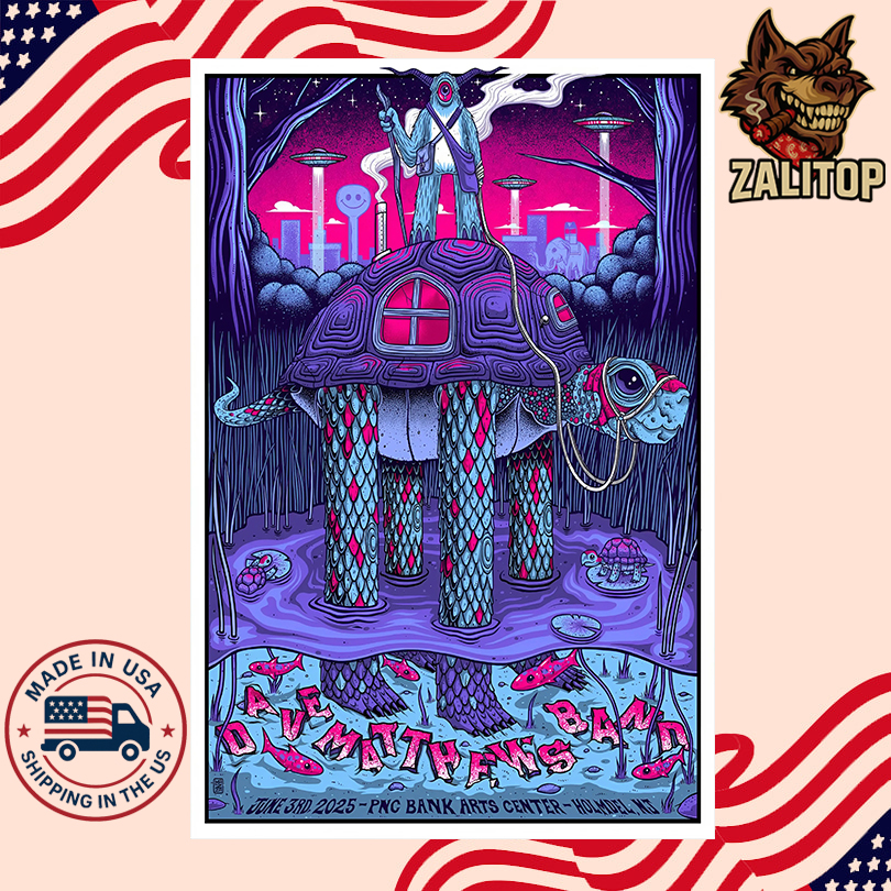 Dave Matthews Band PNC Bank Arts Center Holmdel NJ June 3 2025 Poster