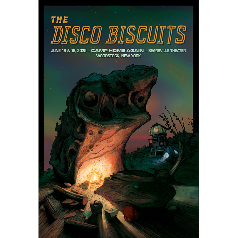 Disco Biscuits Show Poster Woodstock NY