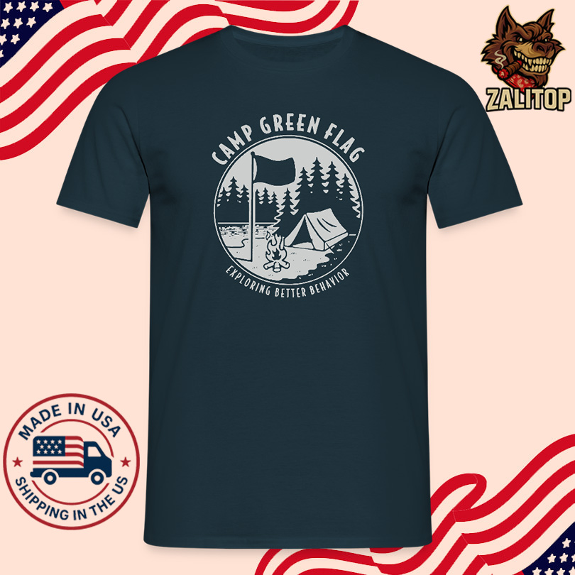 Dustin Poynter Camp Green Flag Exploring Better Behavior Shirt