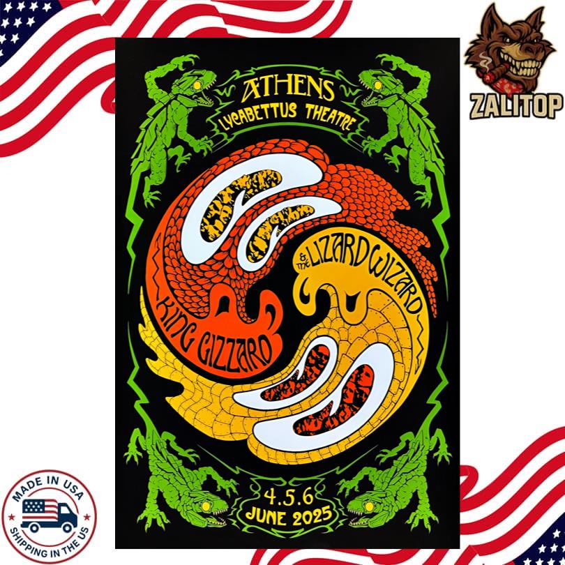 Event King Gizzard and The Lizard Wizard June 4 2025 Poster