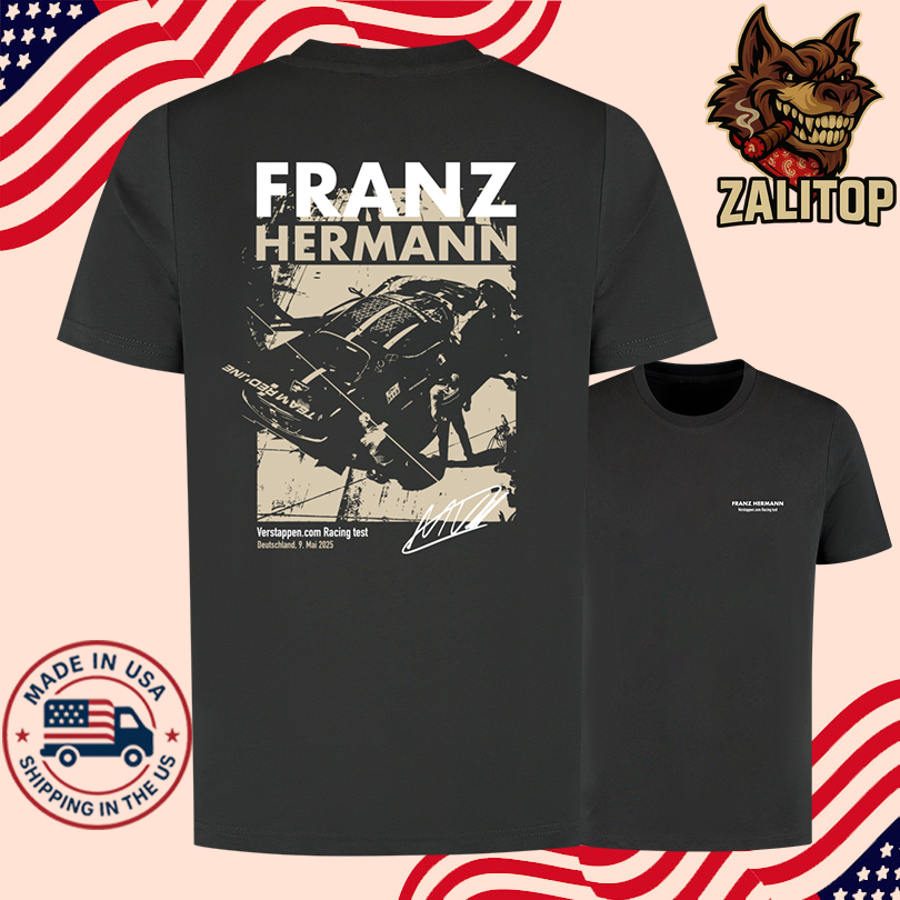Franz Hermann T-Shirt Charcoal Max Verstappen 1