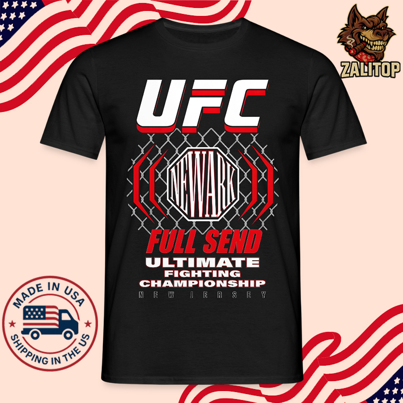 Full Send UFC New Jersey Cage T Shirt