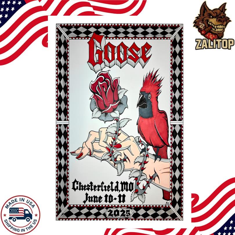 Goose 2025 Concert Tour 2025 at The Factory, Chesterfield Poster