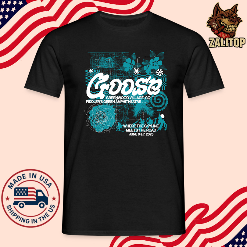 Goose Fiddler\'s Green 2025 Run T Shirt