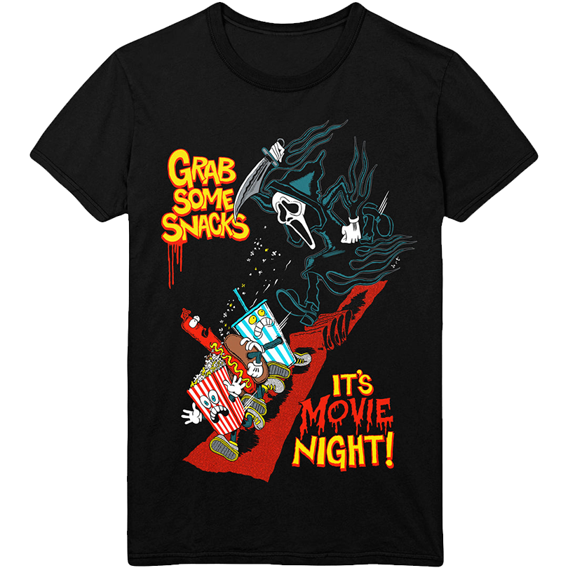 Grab Some Snacks It\'s Movie Night Tee