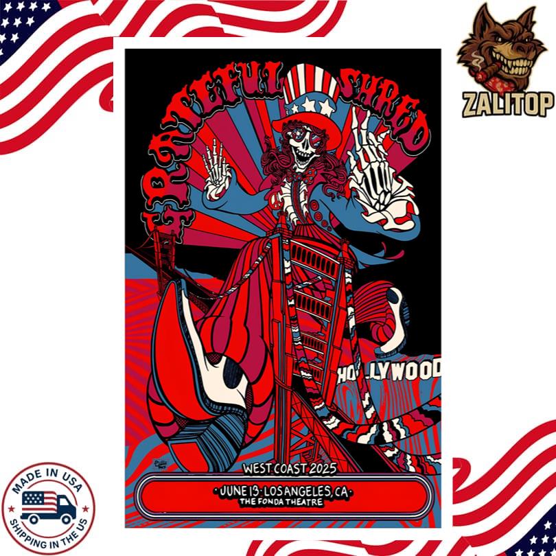 Grateful Shred June 13, 2025 Live At The Fonda Theatre Poster