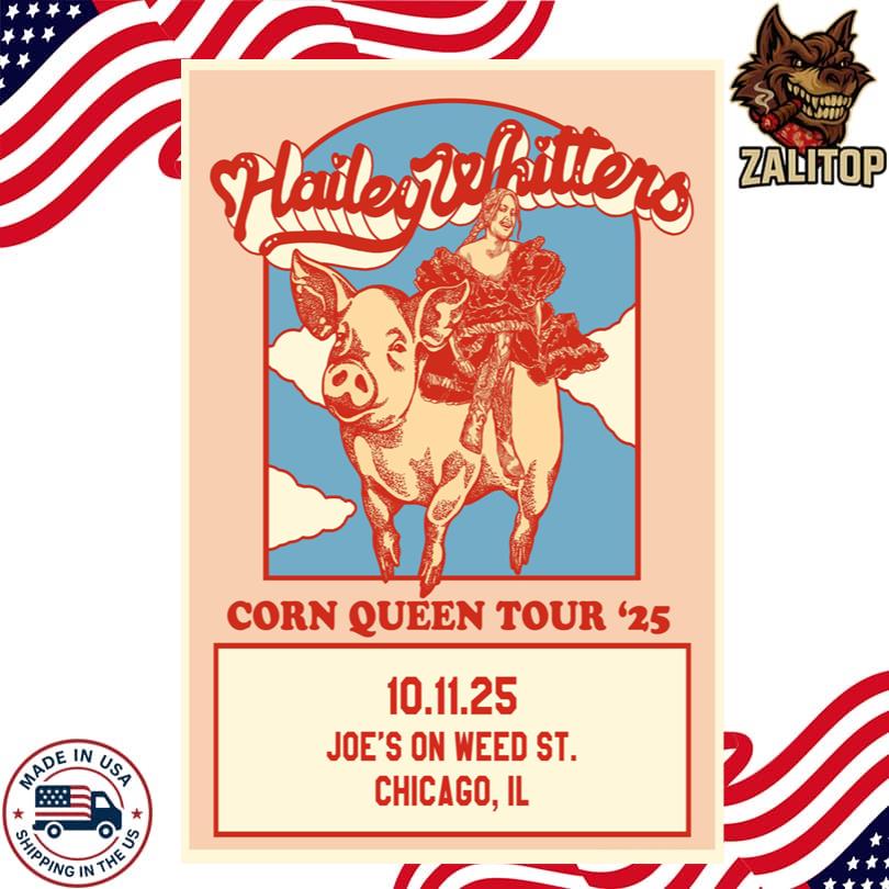 Hailey Whitters Corn Queen Tour 2025 Poster
