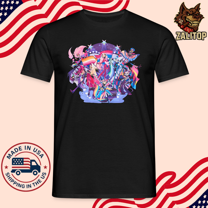 Hazbin Hotel Pride 2025 Cast Tee