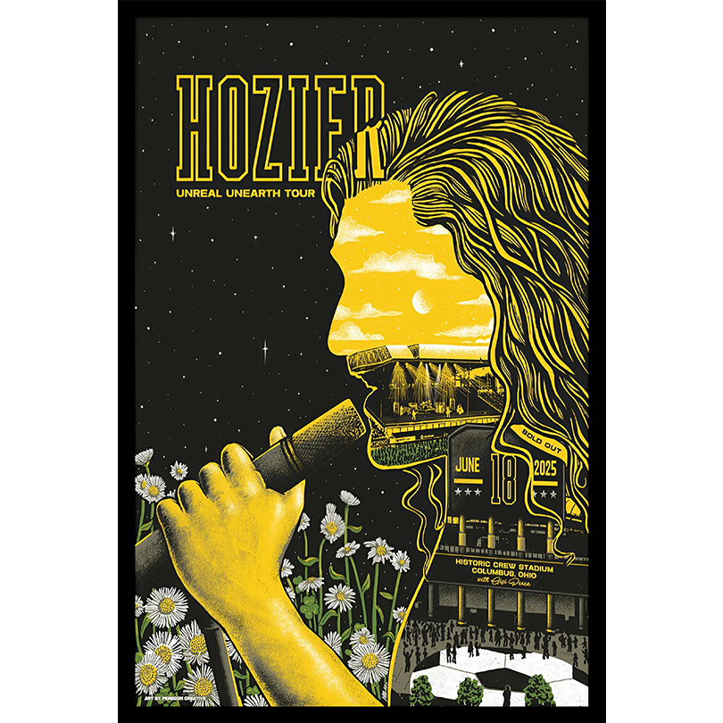 Hozier Live in Columbus, OH Poster June 18 2025 at Historic Crew Stadium