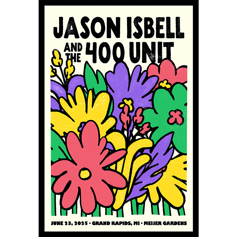 Jason Isbell 2025 Tour Poster – Frederik Meijer Gardens – June 23