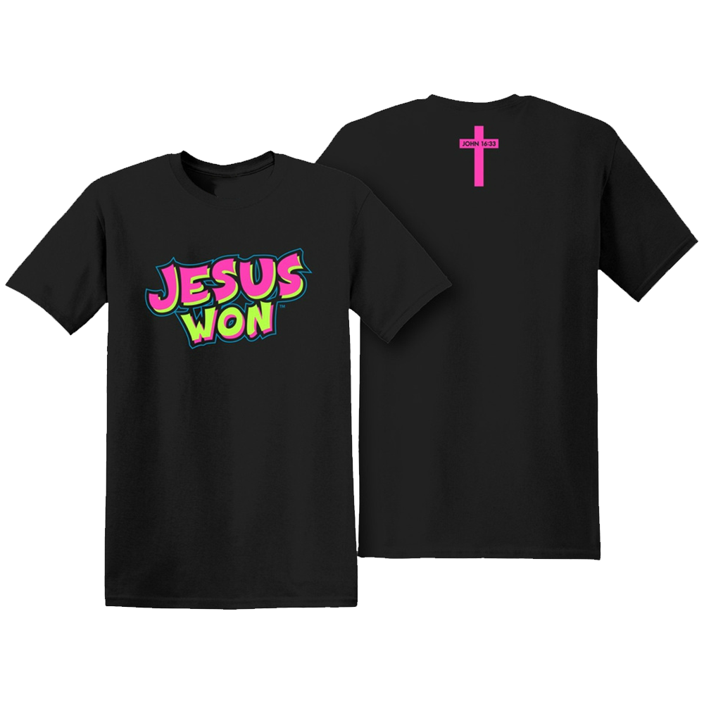 Jesus Won Apparel Jesus Won John 16 33 Tee